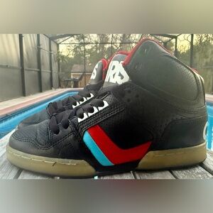 Osiris NYC 83 Red/Blk Leather Skate Shoe~Mens 7